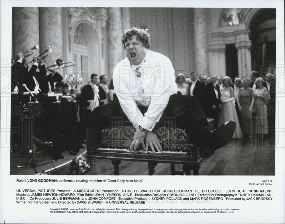 1990 Press Photo John Goodman in &quot;King Ralph&quot; - Historic Images