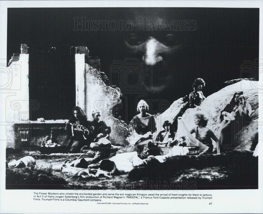 1983 Press Photo Scene from film &quot;Parsifal&quot; - Historic Images