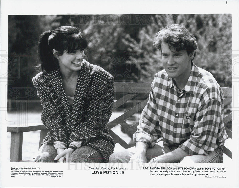 1991 Press Photo  Sandra Bullock in &quot;Love Potion #9&quot; - Historic Images