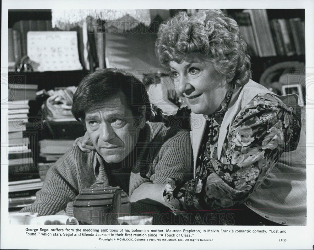 Press Photo George Segal, Maureen Stapleton and Glenda jackson in A Touch of Cla - Historic Images