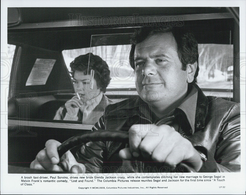 Press Photo Paul Sorvino and Glenda Jackson in Lost And Found - Historic Images