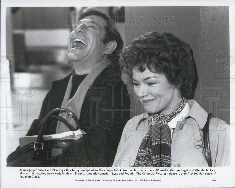 1978 Press Photo George Segal in &quot;Lost &amp; Found&quot; - Historic Images