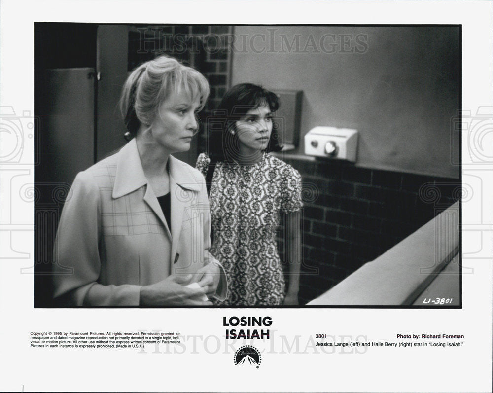 1995 Press Photo  Jessica Lange in &quot;Losing Isaiah&quot; - Historic Images