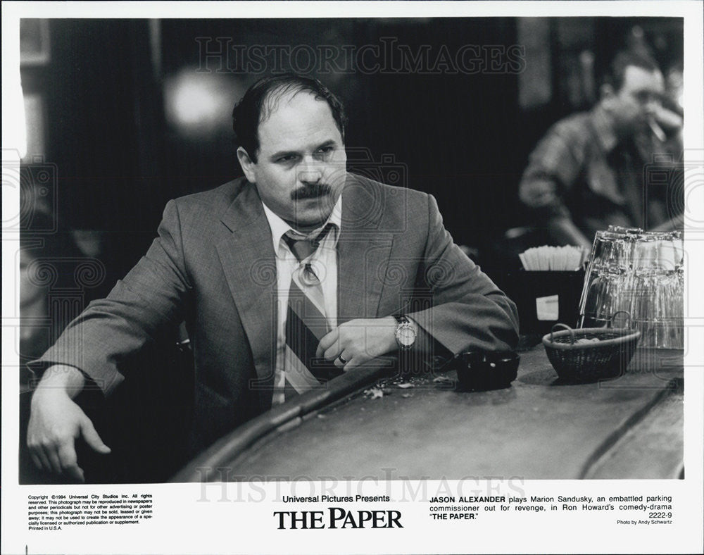 Press Photo Jason Alexander in The Paper - Historic Images