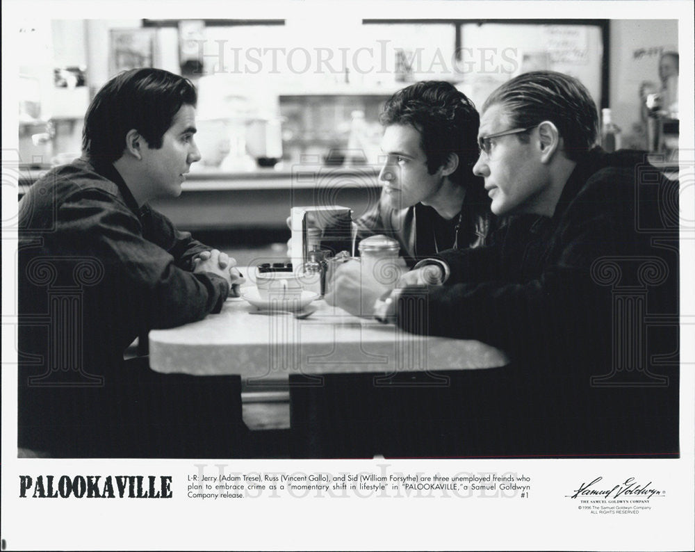 Press Photo Adam Trese, Vincent Gallo, William Forsythe, Palookaville - Historic Images