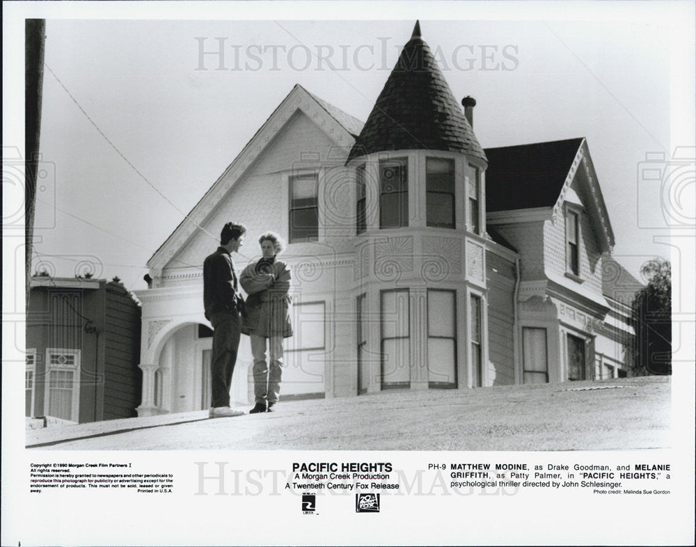 1990 Press Photo Matthew Modine in &quot;Pacific Heights&quot; - Historic Images