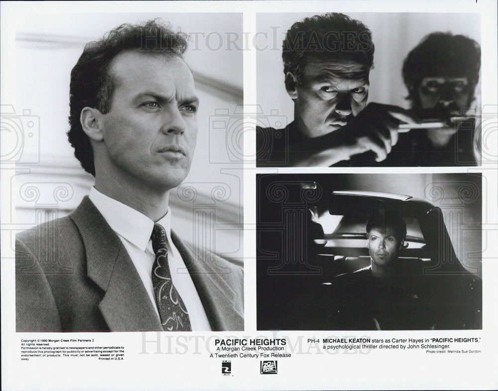 1990 Press Photo Michael Keaton in &quot;Pacific Heights&quot; - Historic Images