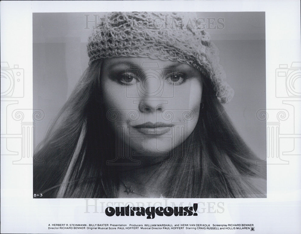 1977 Press Photo Hollis McLaren in &quot;Outrageous&quot; - Historic Images