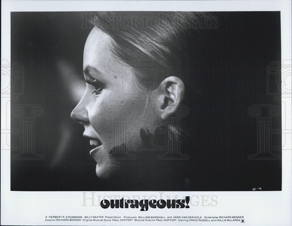 1977 Press Photo Hollis McLaren in &quot;Outrageous&quot; - Historic Images