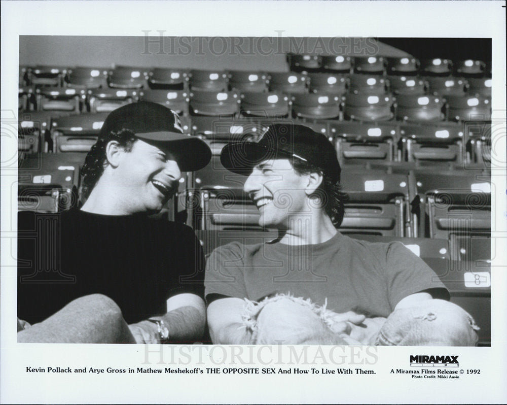 1992 Press Photo Kevin Pollack, Arye Gross, The Opposite Sex - Historic Images