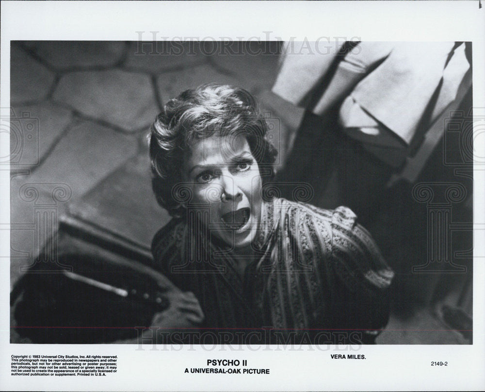 Press Photo Vera Miles in Psycho II - Historic Images