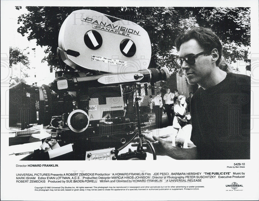 Press Photo Joe Pesci and Barbara Hershey in The Public Eye - Historic Images