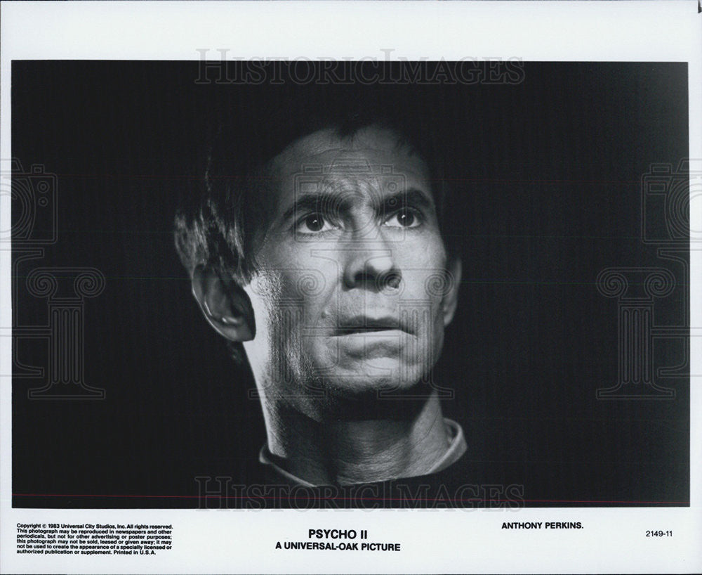 1983 Press Photo Psycho II Anthony Perkins Universal-Oak - Historic Images