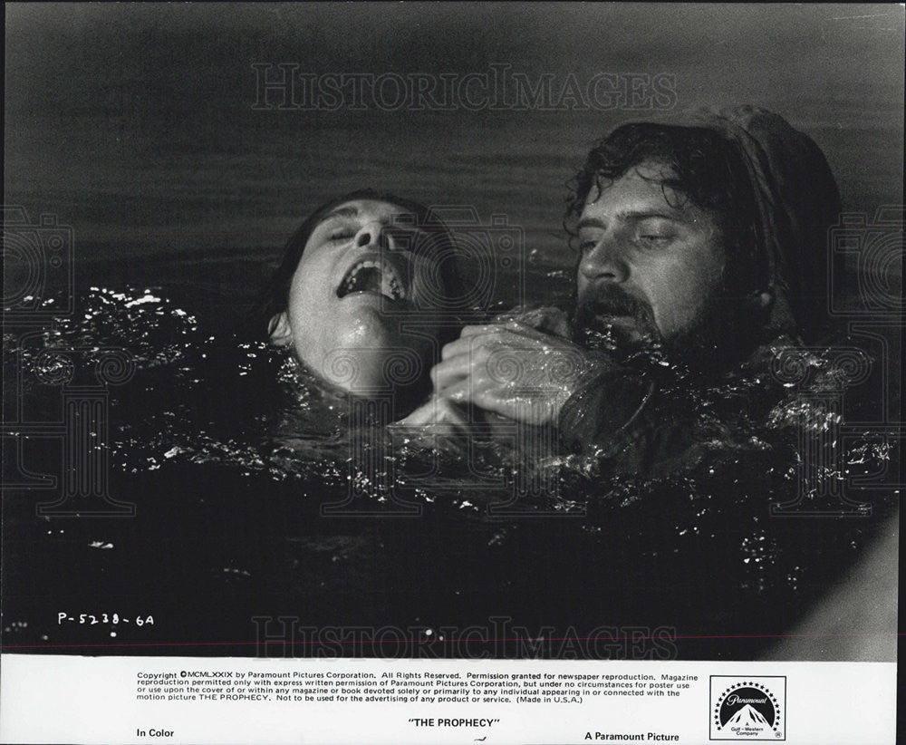 Press Photo Robert Foxworth, Talia Shire in "The Prophecy - Historic Images