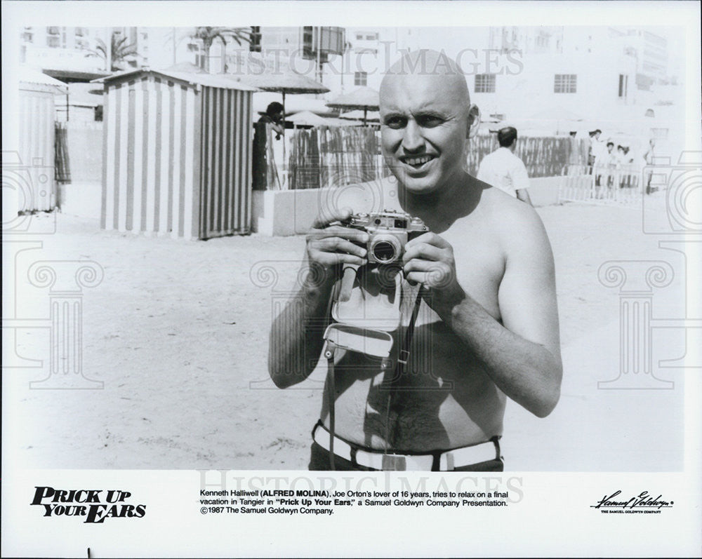 1987 Press Photo Alfred Molina in &quot;Prick Up Your Ears&quot; - Historic Images