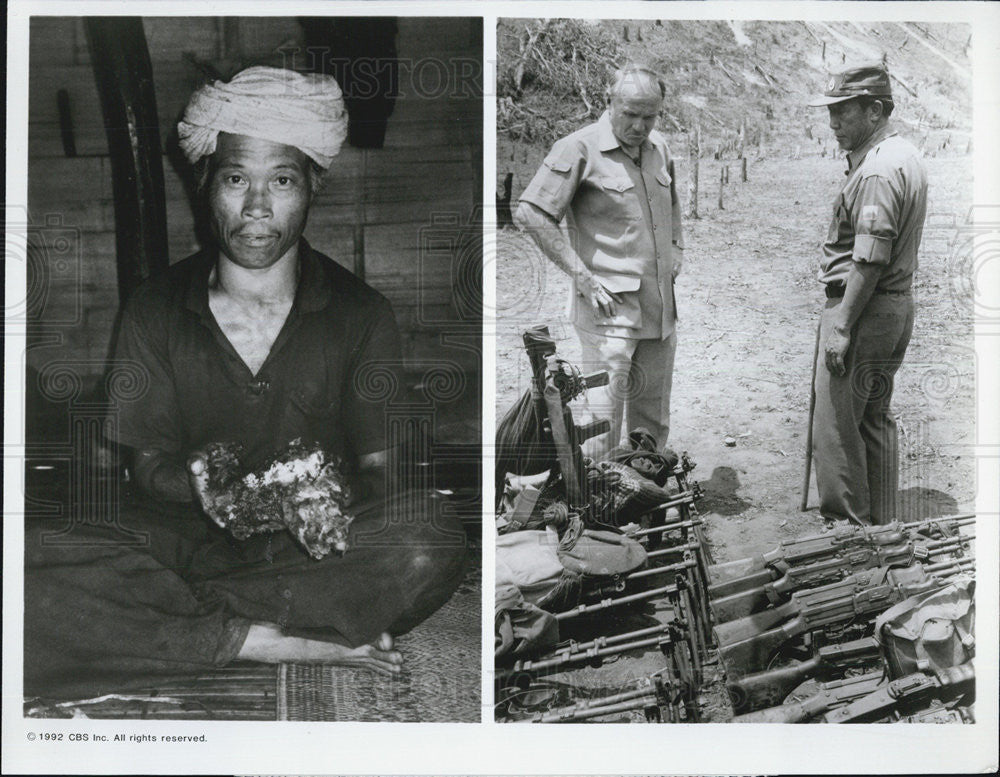 1992 Press Photo Correspondent Phil Jones in Burma for 48 Hours: The Heroin Conn - Historic Images