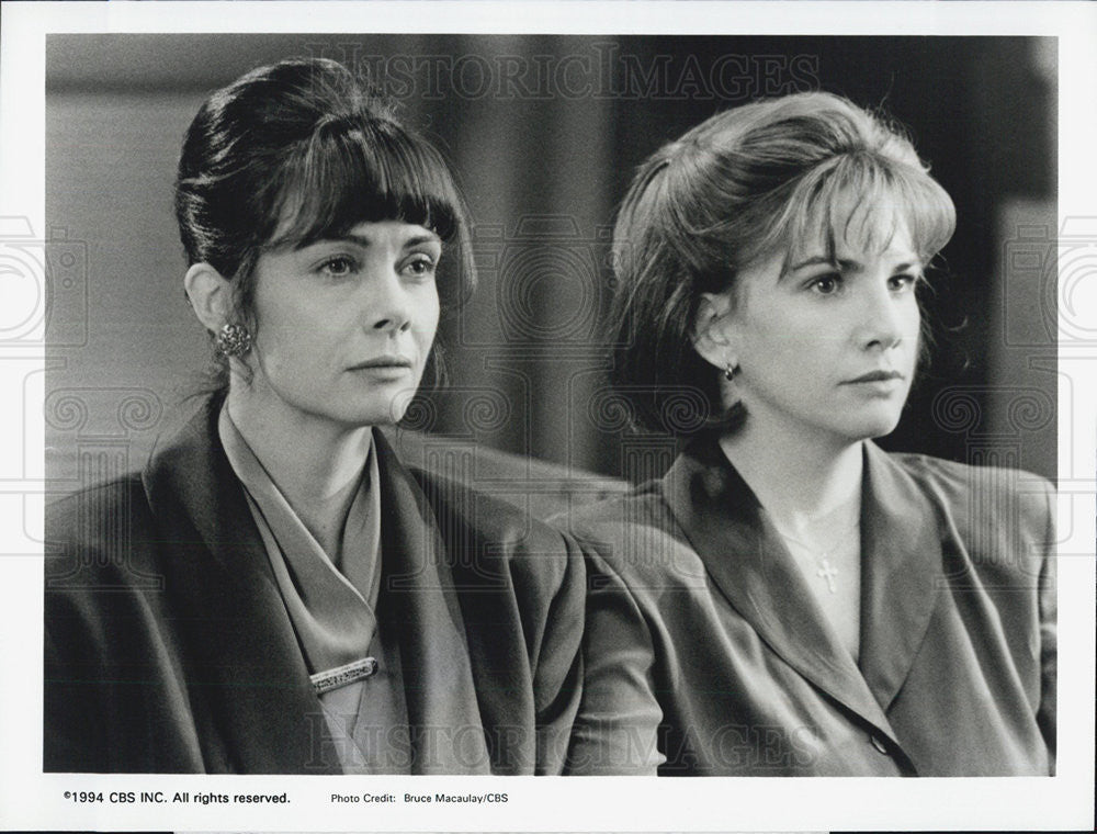 1994 Press Photo Melissa Gilbert and Shanna Reed in Babymaker: The Dr. Cecil Jac - Historic Images