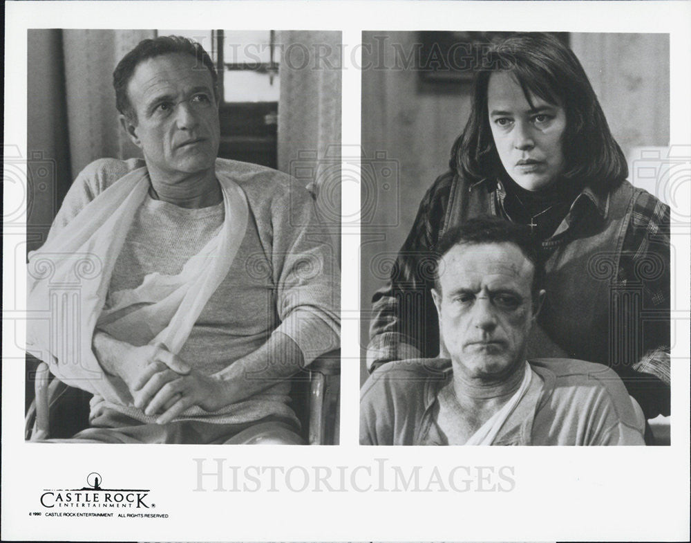 1993 Press Photo James Caan &amp; Kathy Bates star in &quot;Misery&quot; - Historic Images