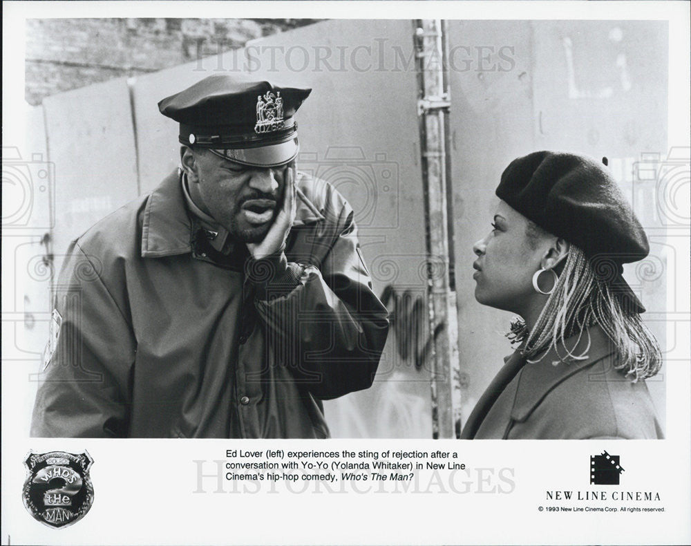 1993 Press Photo Ed Lover Yolanda Whitaker Who&#39;s the Man New Line Cinema - Historic Images