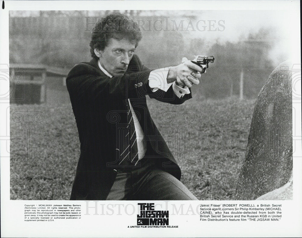 1983 Press Photo Robert Powell, The Jigsaw Man - Historic Images