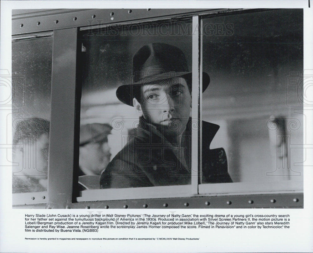 1985 Press Photo Journey of Natty Gann John Cusack Walt Disney - Historic Images