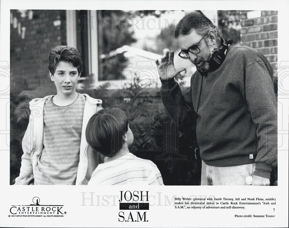 1993 Press Photo Billy Weber, Jacob Tierney, Noah Fleiss, Josh and SAM - Historic Images