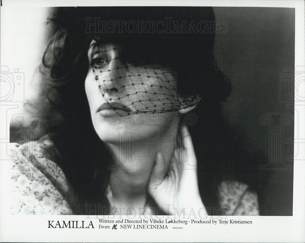 1983 Press Photo Kamilla Vibeke Lokkeberg Writer Director Actress - Historic Images