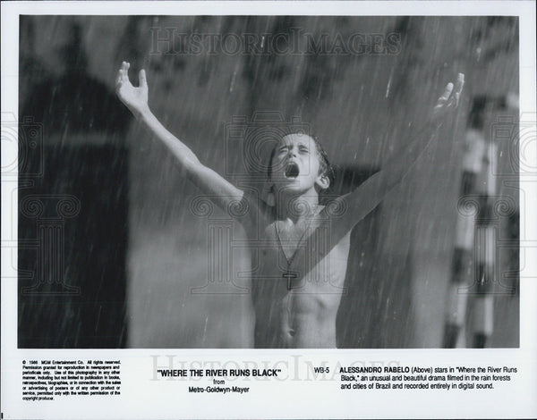 Alessandro Rabelo Actor Where River Runs Black Drama Movie Film 1986 ...