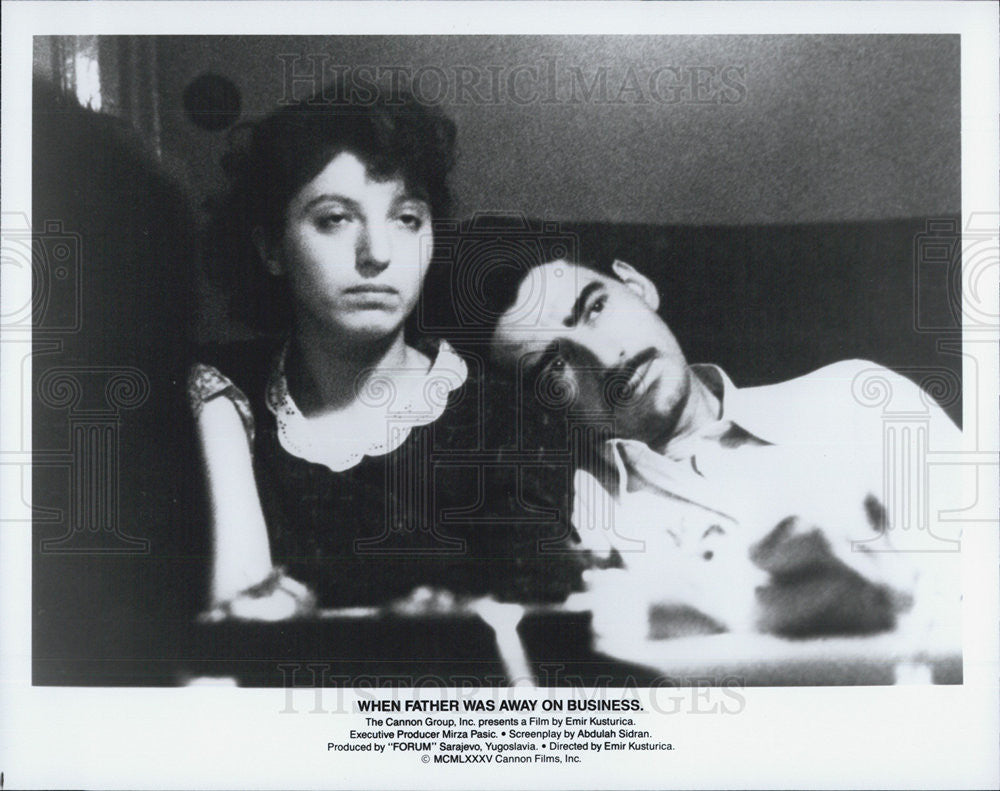 1985 Press Photo Scene From Yugoslav Film &quot;When Father Was Away On Business&quot; - Historic Images