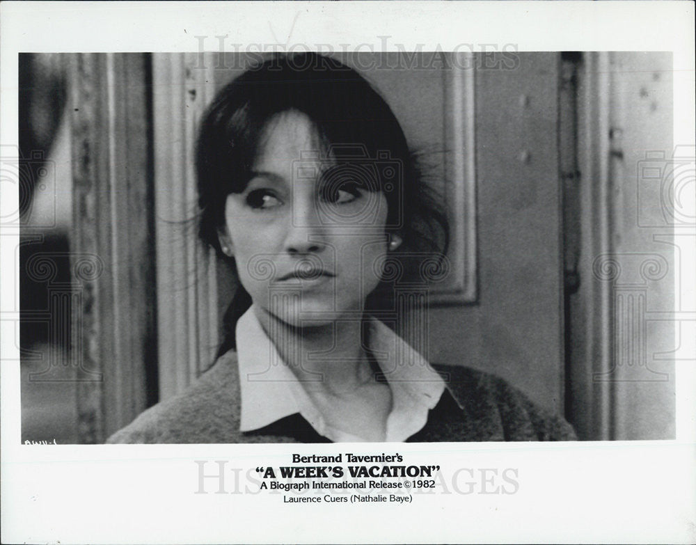 1982 Press Photo Nathalie Baye A Week&#39;s Vacation Biograph French Film - Historic Images