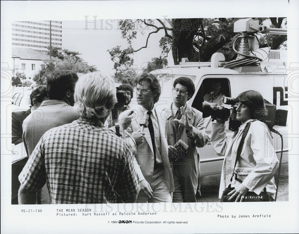 1984 Press Photo Kurt Russell/Actor/The Mean Season - Historic Images