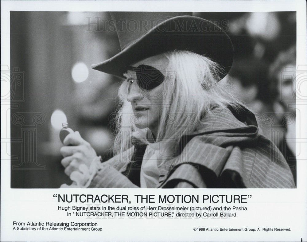 1986 Press Photo Hugh Bigney in &quot;Nutcracker, The Motion Picture&quot; - Historic Images