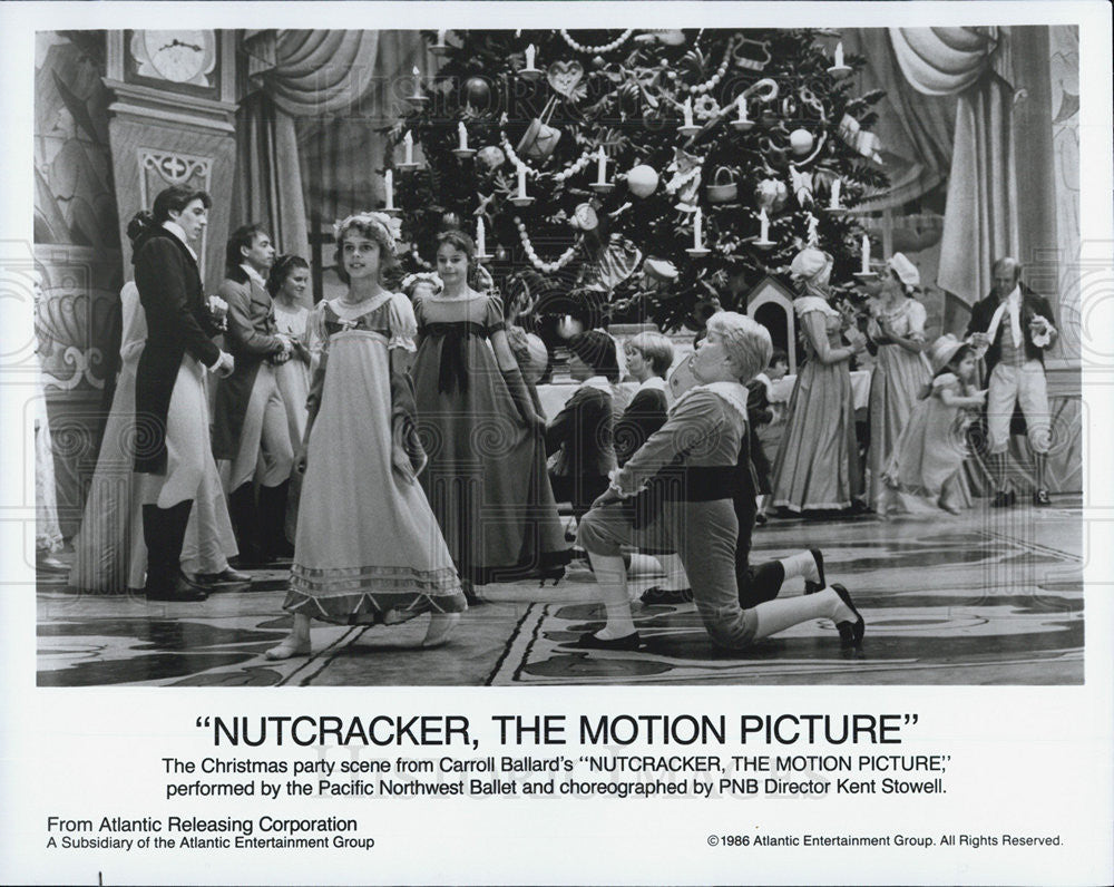 1986 Press Photo Cast of &quot;Nutcracker, The Motion Picture&quot; - Historic Images