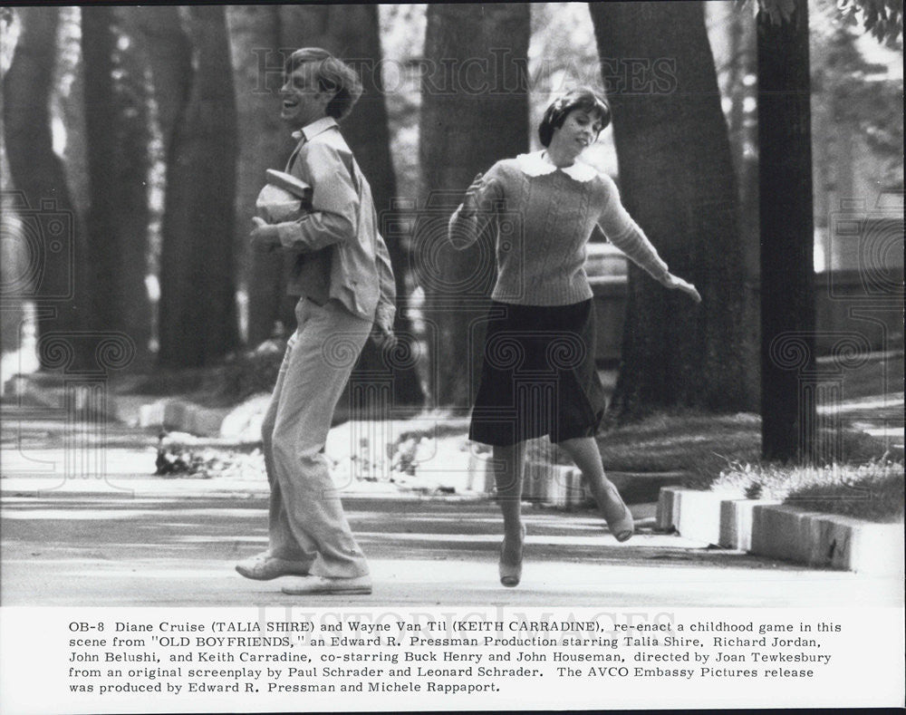 1979 Press Photo Talia Shire &amp; Keith Carradine in &quot;Old Boyfriends&quot; - Historic Images