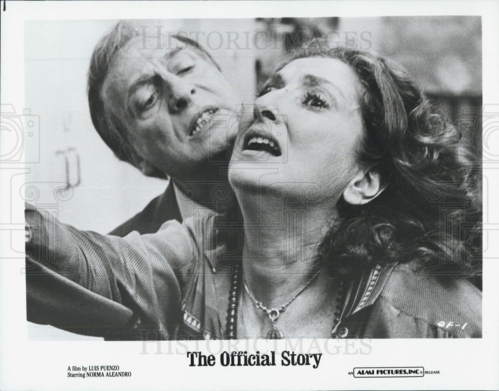 Press Photo The Official Story Norma Aleandro Argentine Film Almi - Historic Images