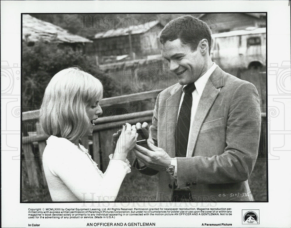 1981 Press Photo David Keith &quot;An Officer and a Gentleman&quot; - Historic Images