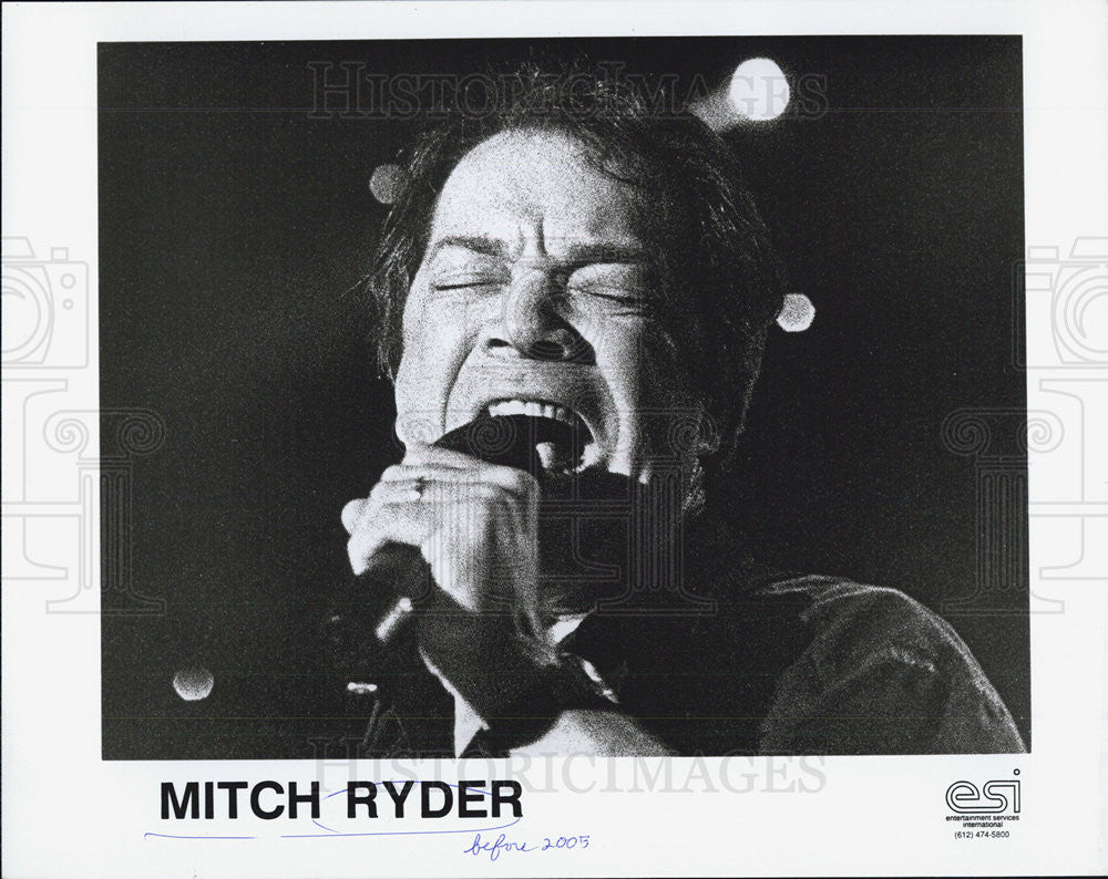 1991 Press Photo Mitch Ryder, Singer - Historic Images