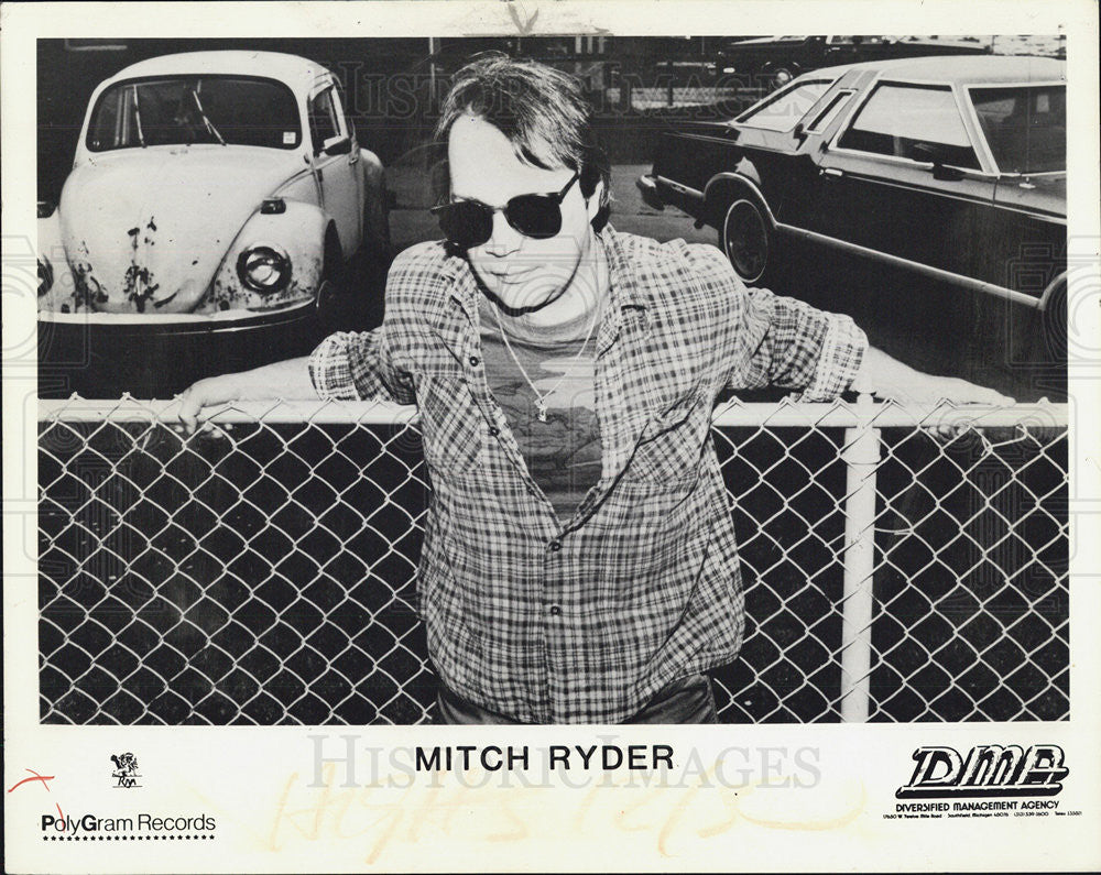 1983 Press Photo Mitch Ryder, Singer - Historic Images