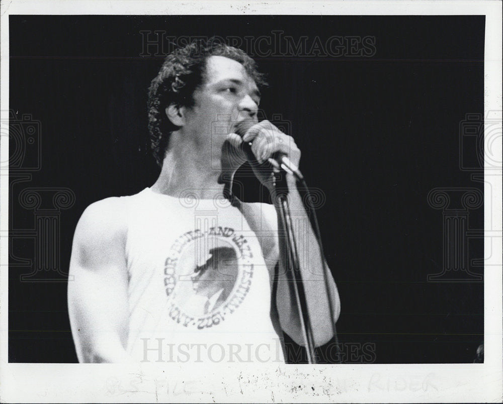 1983 Press Photo Mitch Ryder, Singer - Historic Images