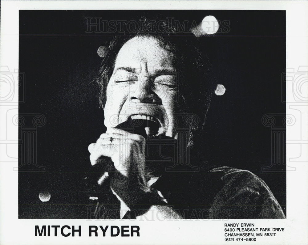 1989 Press Photo Mitch Ryder, American Singer - Historic Images