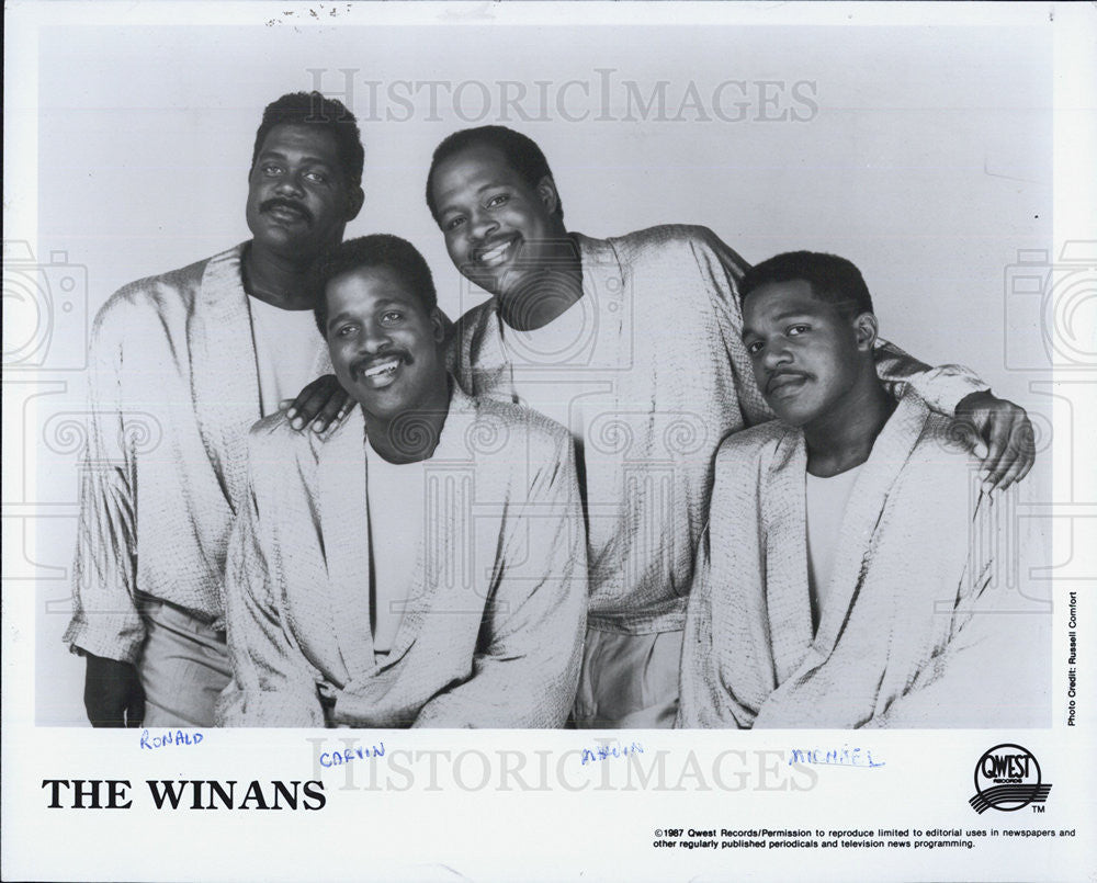 1987 Press Photo The Winans - Historic Images