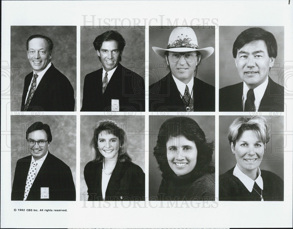 1992 Press Photo Five Former Olympians Serve as Analysts for Olympic Games - Historic Images