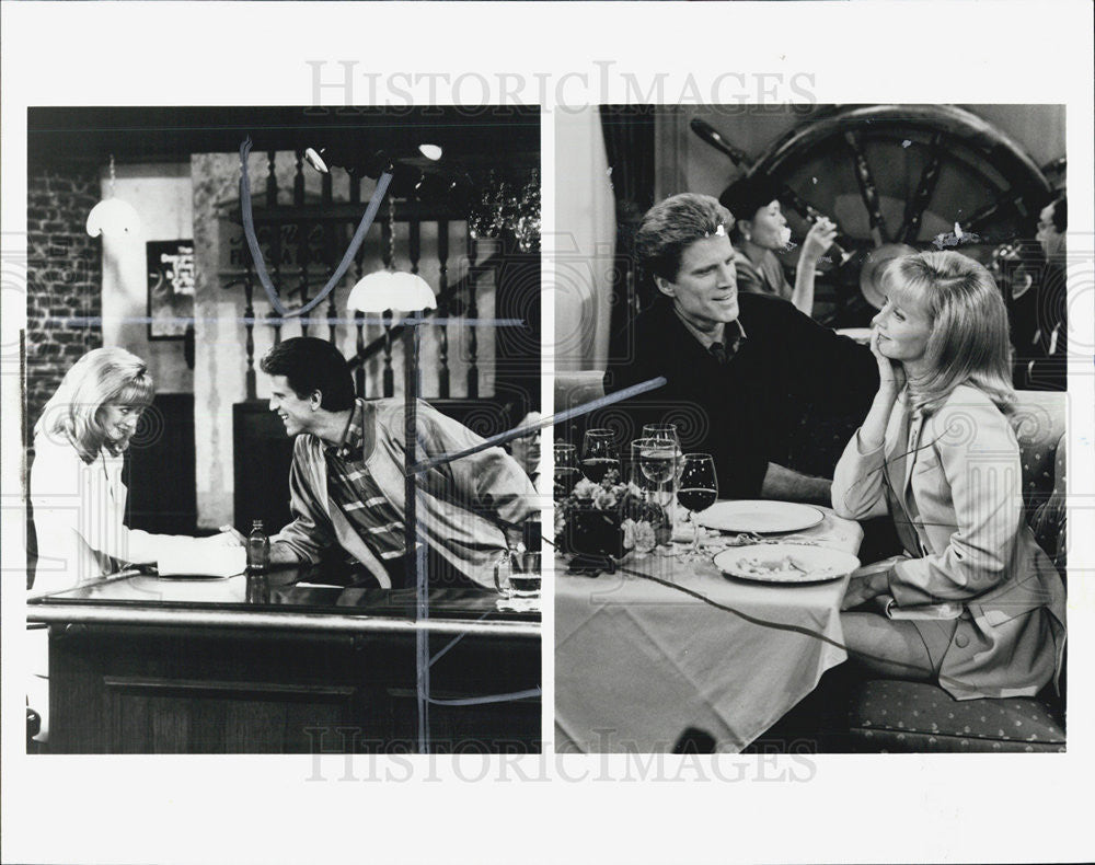 1993 Press Photo Ted Danson Actor Shelley Long Actress Cheers Comedy TV Sitcom - Historic Images