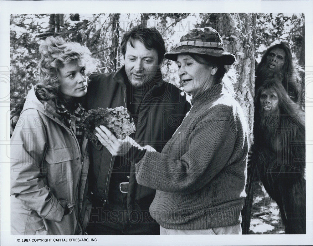 1987 Press Photo Gracie Harrison James Sloyan Colleen Dewhurst Dawn Scott - Historic Images