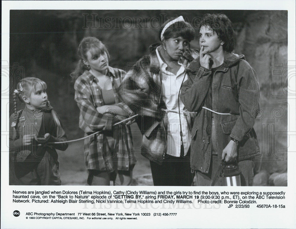 1993 Press Photo Telma Hopkins and CIndy Williams in Getting By - Historic Images