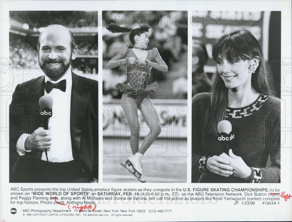 1990 Press Photo "ABC's Wide World of Sports" - Historic Images