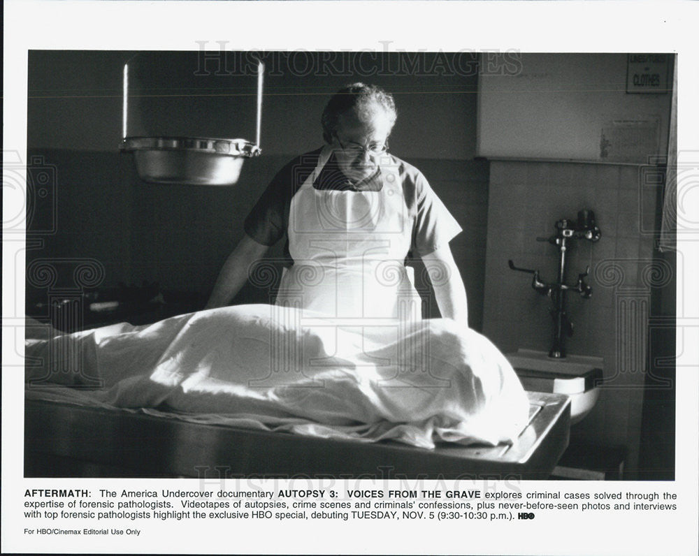 Press Photo Autopsy 3: Voices From The Grave Movie Television show - Historic Images