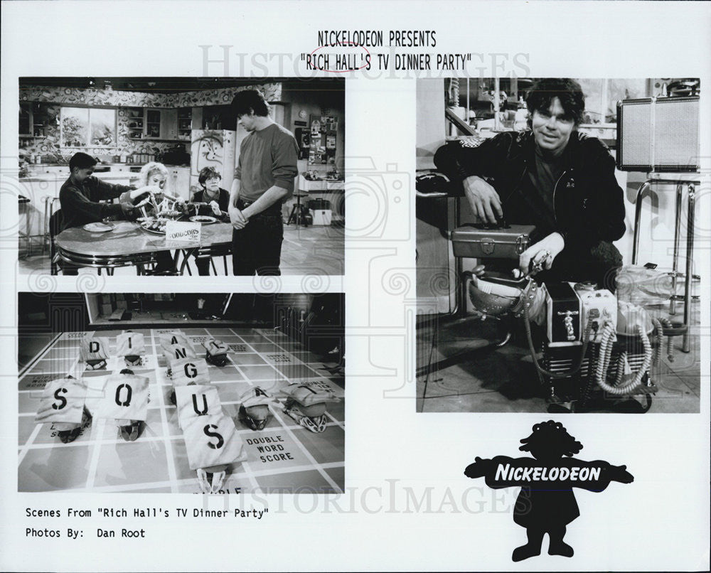 Press Photo Nickelodeon Presents Rich Hall's TV Dinner Party - Historic Images