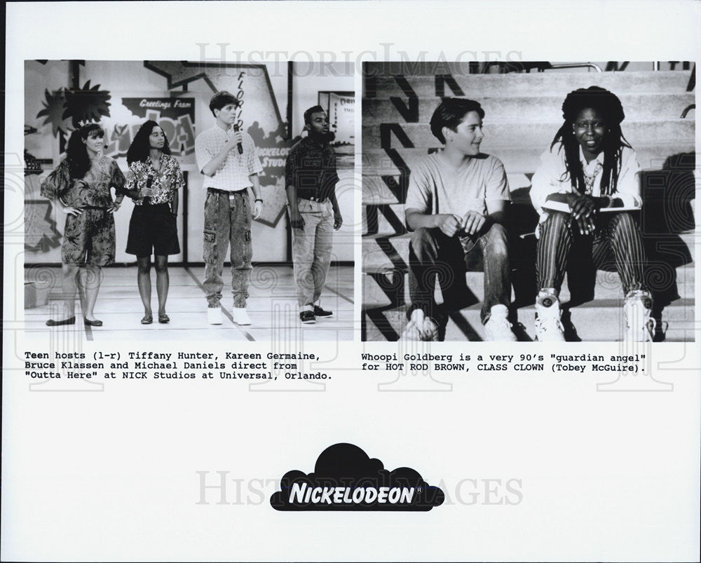 Press Photo Nickelodeon &quot;Outta Here&quot; &quot;Hot Rod Brown, Class Clown&quot; - Historic Images