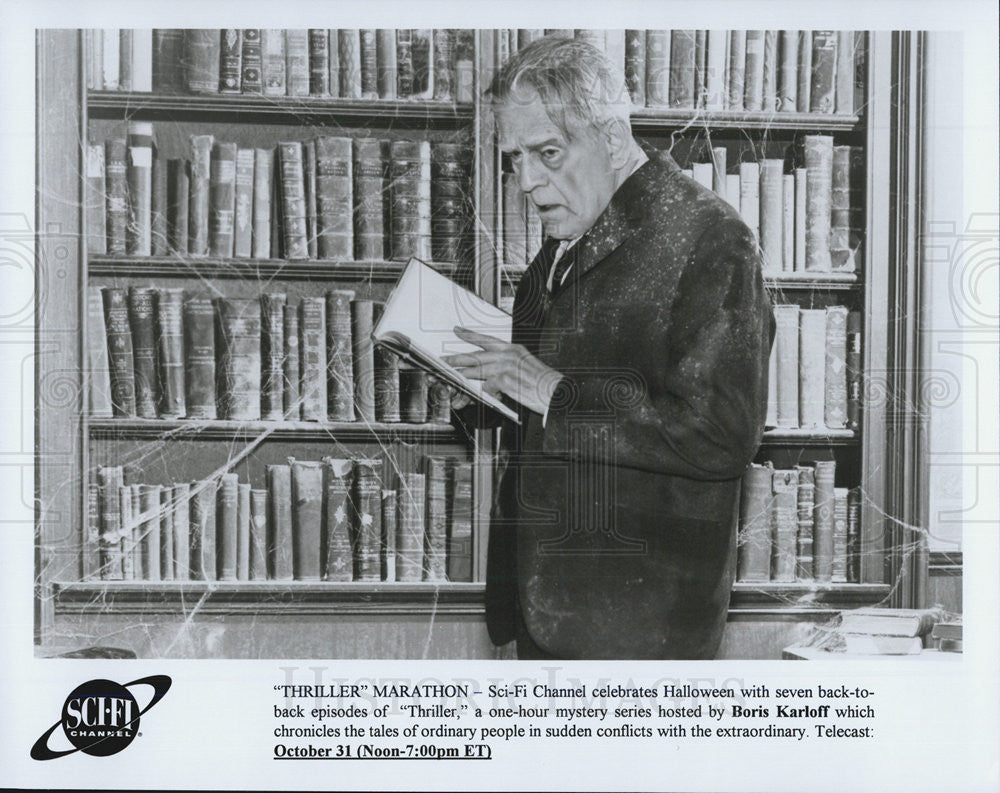 Press Photo Boris Karloff,host - Historic Images